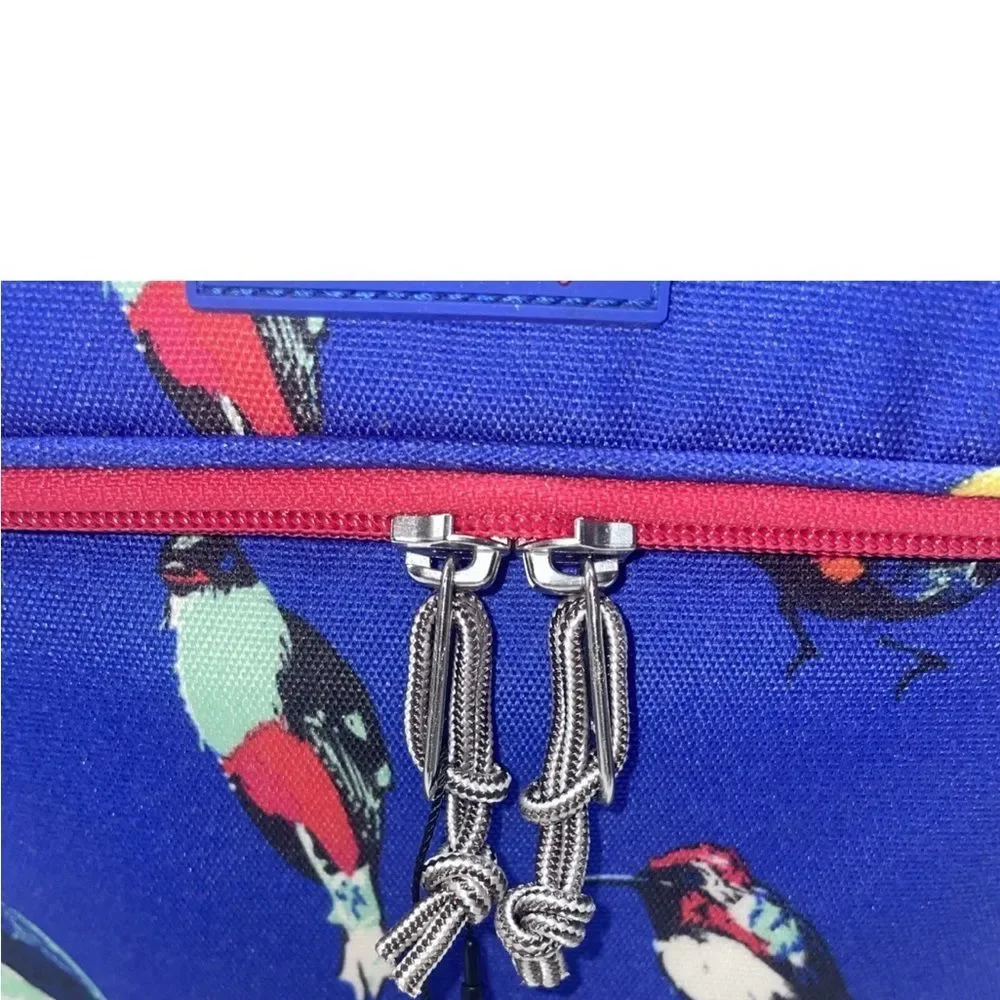 Vera Bradley Blue Bag with Colorful Bird Design